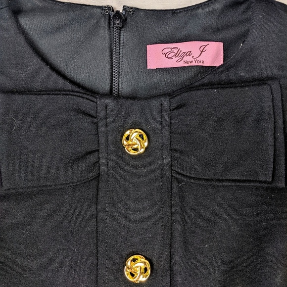 Eliza J | Black Cocktail Dress - Picture 5 of 8